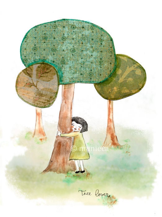 Tree Lover  - A4 print