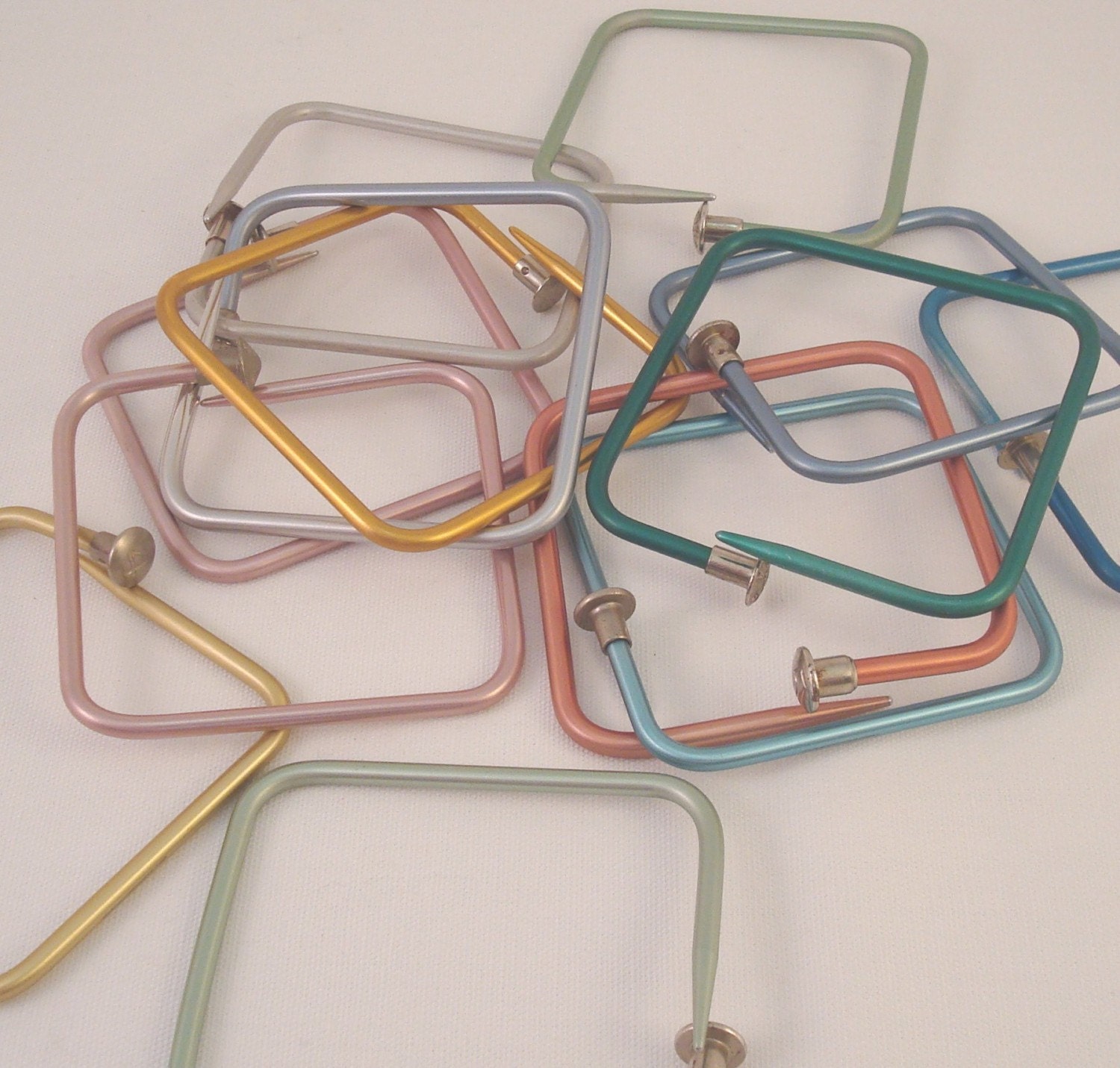 Square bangle bracelets