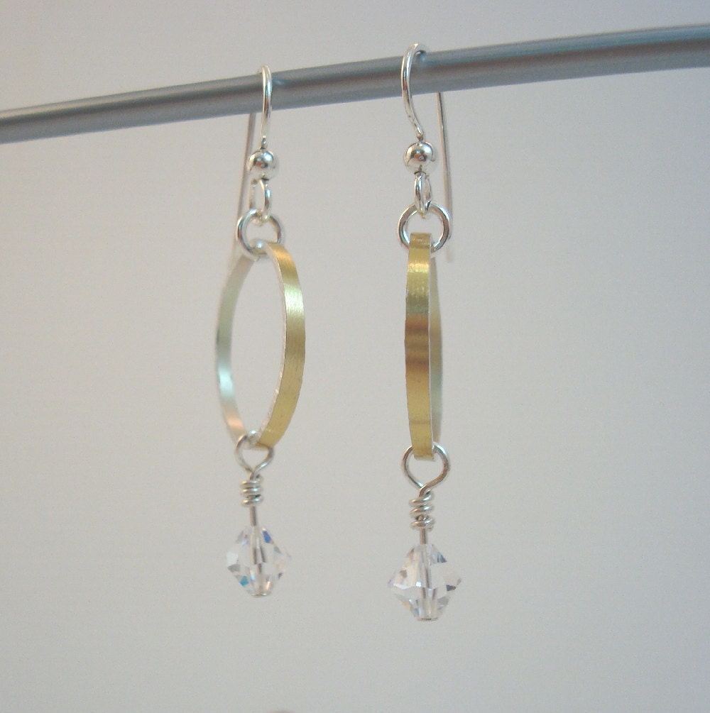 Crystal drop earrings