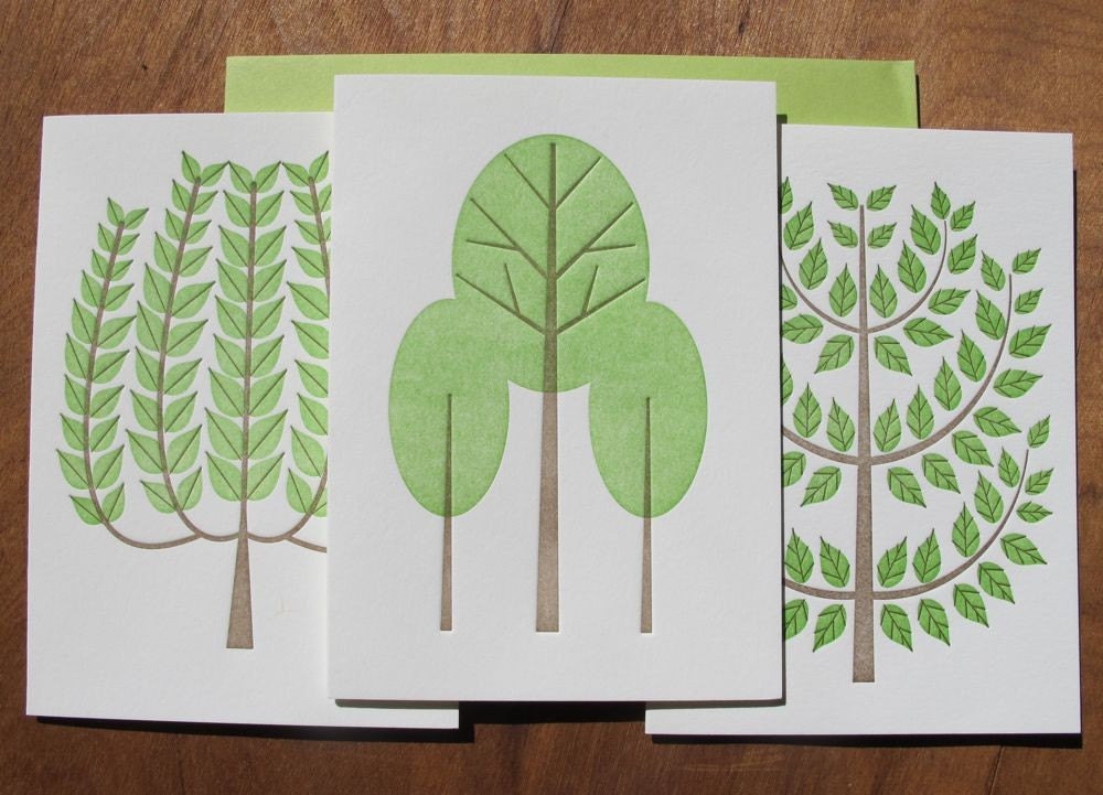 tree note set (multi set of 6)