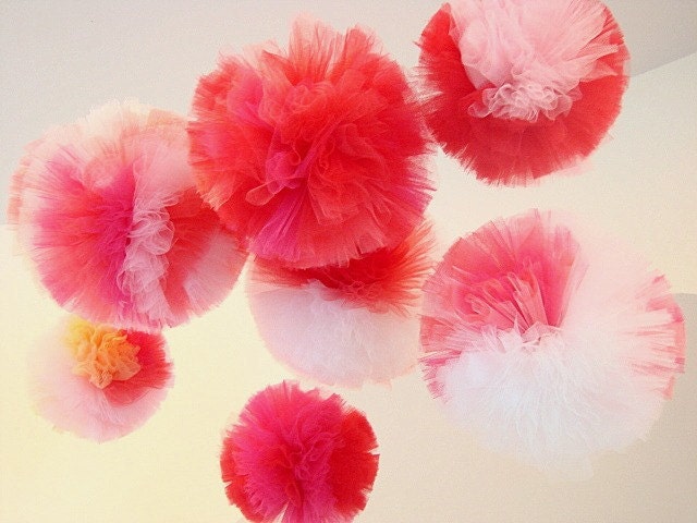 Poppin' Party Puff Party Pack In Pink, Red and Corals by Whimsy Wendy