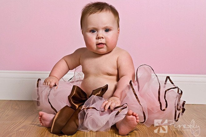 Pink Peppermint with Choclate Dress up Tutu with Giant Chocolate Bow Il_570xn