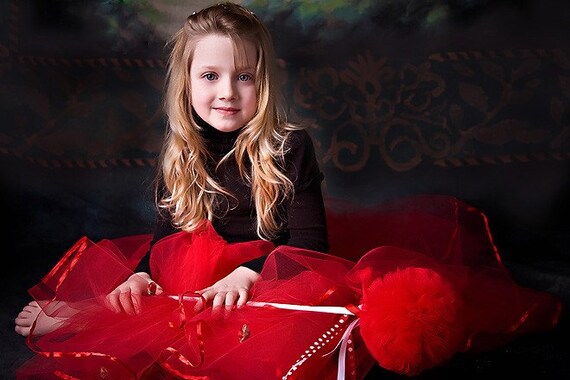 Twirly Swirly Ruby Red Tutu by Whimsy Wendy Il_570xn