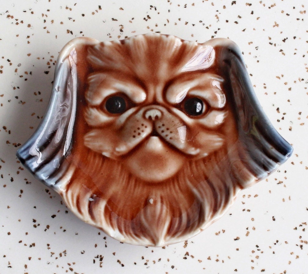 Pekingese dog dish - Wade of England
