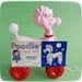 Poodle pull toy - Mint 1950's