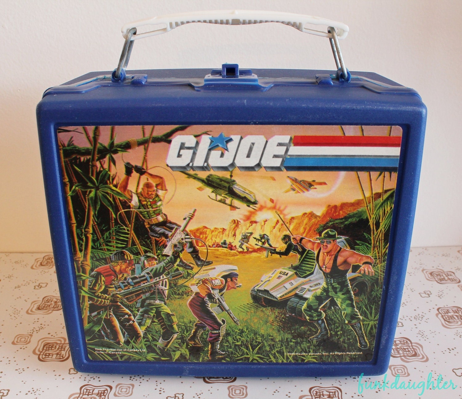 GI Joe lunchbox by Aladdin 1986 by funkdaughter on Etsy