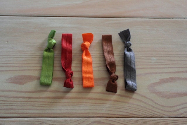Knotted Fall Hair Tie - Gentle Elastic No Damage Hair Tie