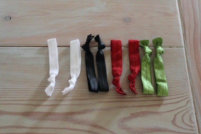 Holiday Elastic Hair Friendly Hair Ties