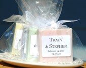 100 . Personalized Wedding Favors . Handmade Soap Favors . Bridal Shower / Baby Shower Favors