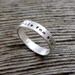 This Too Shall Pass Tiny Text Ring in Sterling