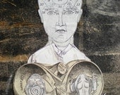 original fine art collage -- the fertility furnace