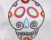 La Calaverita - Sugar Skull - Long-sleeve onesie 6-9M