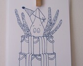 Birthday Squid Card