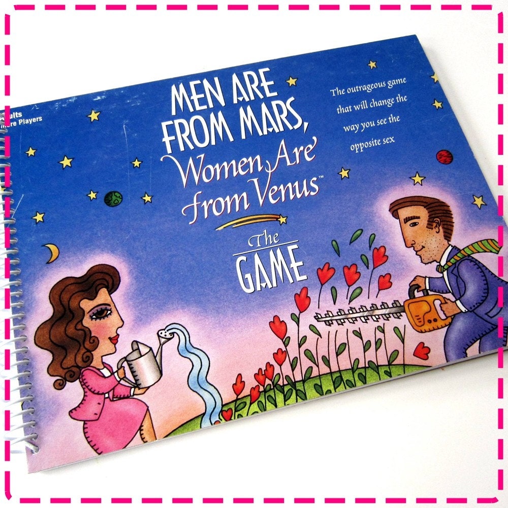 MEN ARE From MARS, Women Are from Venus Board Game Recycled Notebook ...