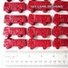 RED FIRE TRUCK Crayon Birthday Favors - Party Pack of (20) - Also Avail. in Combo of Yellow, Orange, Blue, Green, Brown, Etc.