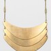 Fragmented Necklace In Vintage Brass Chain