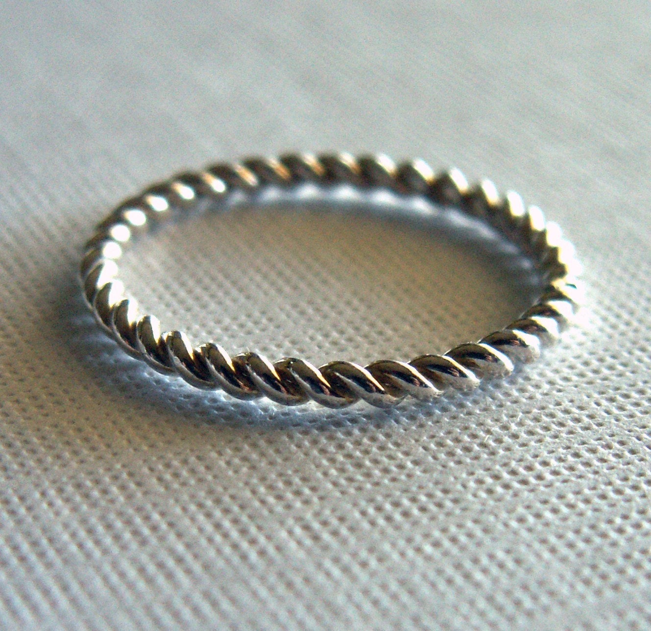 Rope Ring- Sterling Silver