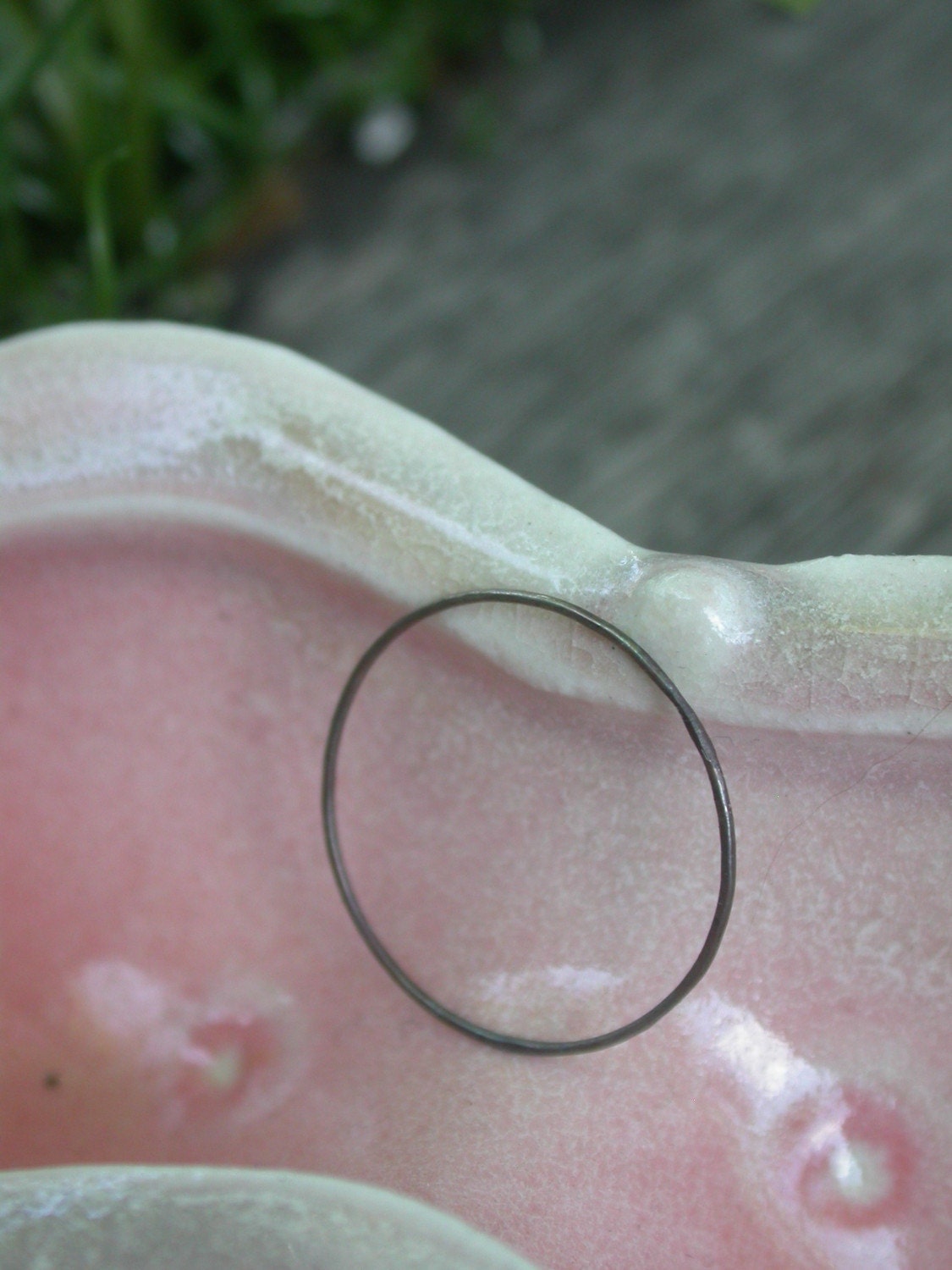 simple classic timeless everyday sterling silver oxidzed ring fun funky gift custom card jewelry metalwork artisan made jaime jo fisher