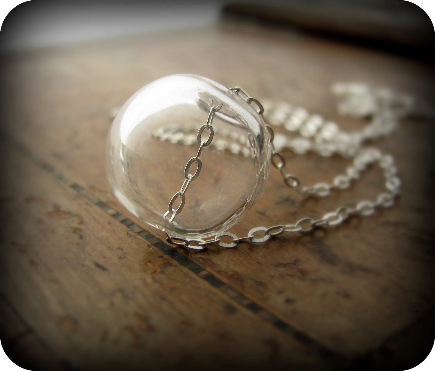 Glass bubble - necklace