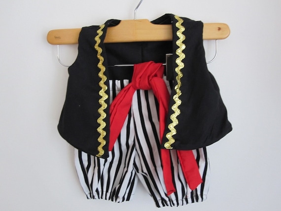 Pirate Boy Costume Vest Knickers and Sash