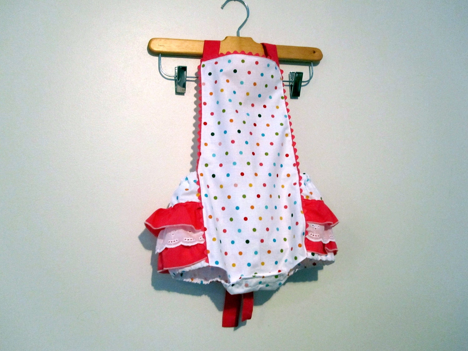 Retro Ruffler  -  Circus Dots  - Costume - Girl - Toddler - Baby