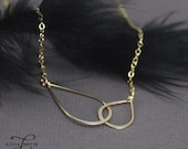Infinity Eternity Necklace in 14K Gold Filled