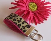 MINI KEY FOB - Keychain - Cheetah Leopard Print