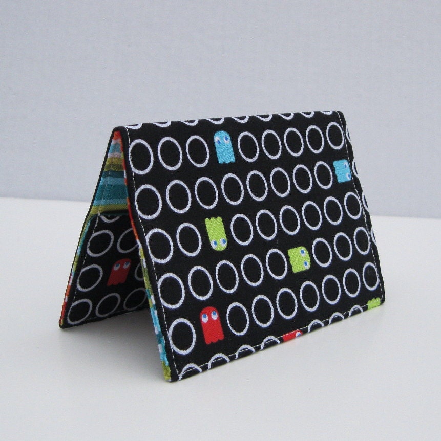 Passport Case Cover Fabric - Pac Man Fabric