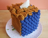 Slice of BLUEBERRY Pie Tissue Box Cozy - Made to Order
