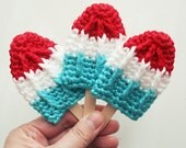 Rocket Popsicle Brooch and Hair Clip Combo