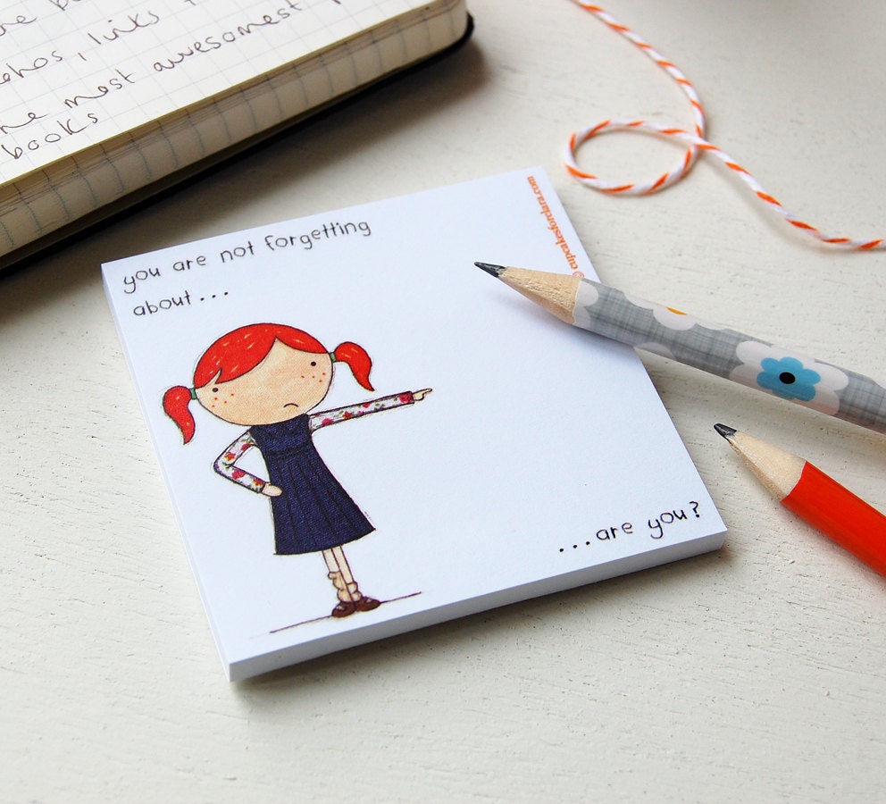 Clara Post-It Notes - Set of Three - Sticky Notes