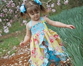 Flower Sugar Custom spring twirl dress size 12 months to 12 yrs