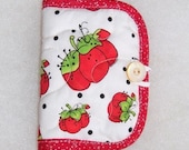 Sewing needlebook - Sewing tomato - SALE