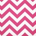 Decorative Pillows Cushions Cover - Chevron Hot Pink & White - 18 x 18 Accent Throw Pillow - Baby Nursery Decor