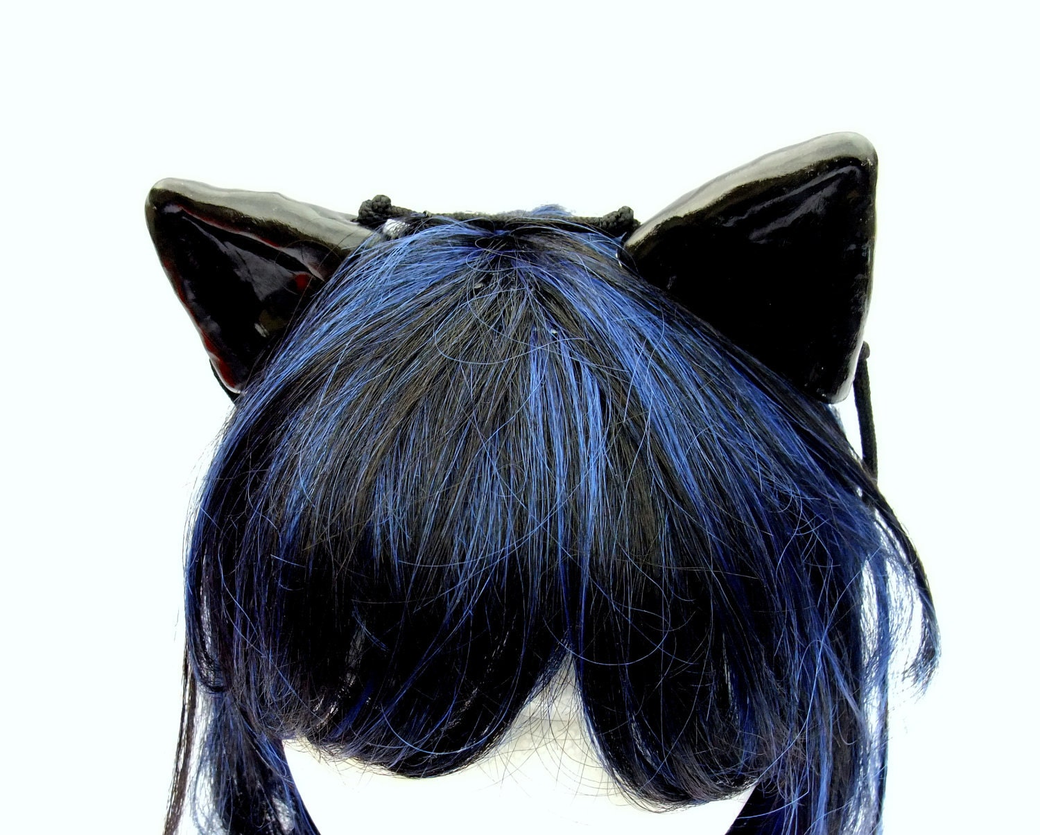 Cat Ears, Costume Ears, Black Cat, Black Cat ears, Cosplay Cat ears, Cat Woman, Gothic lolita, Halloween
