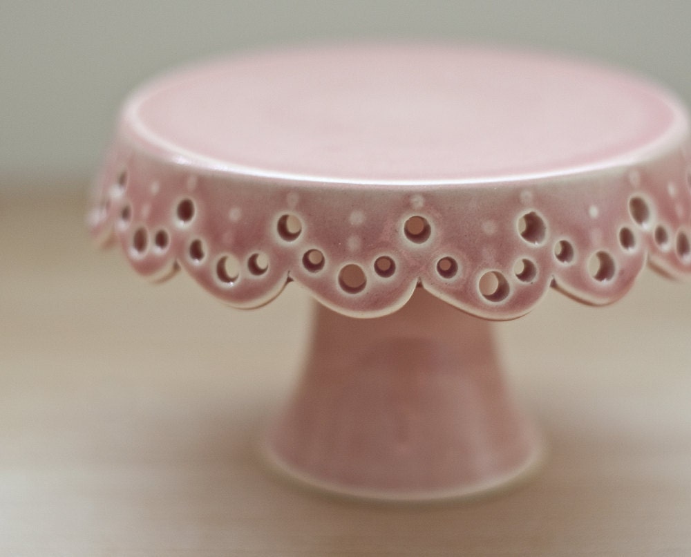 Cupcake Stand - Lace - Pink
