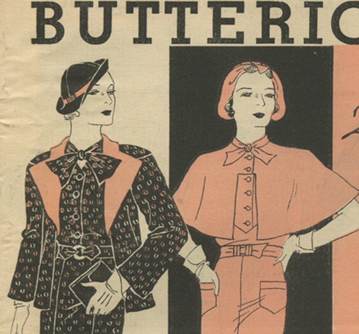 Butterick Fashion News sewing pattern booklet June 1934 in PDF