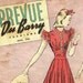 Du Barry Prevue Fashions June 1940 pattern booklet in PDF