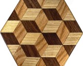 Tumbling Block Trivet