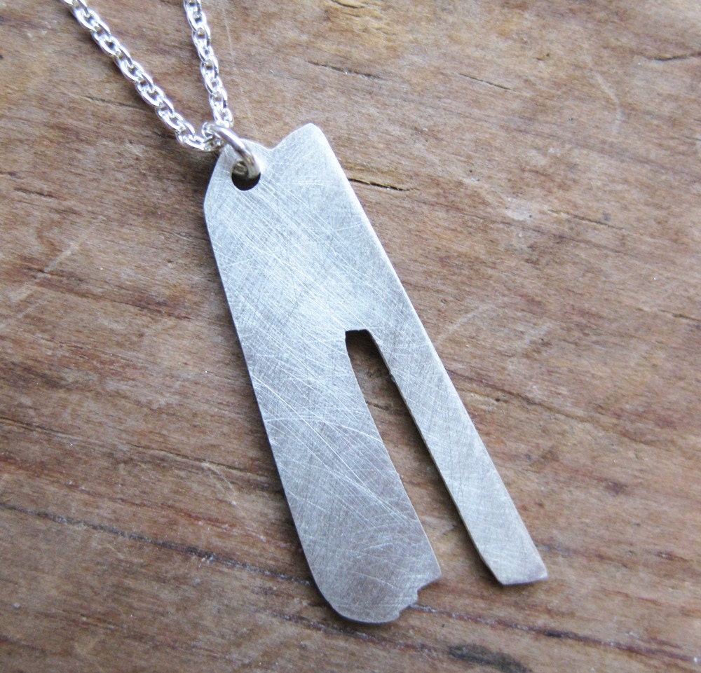 STAPLER sterling silver necklace