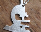 MICROSCOPE sterling silver necklace