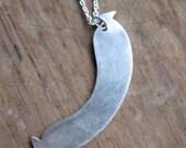 WEENIE sterling silver silhouette necklace