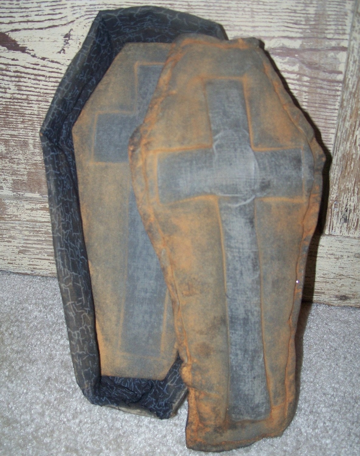 Primitive Halloween Coffin