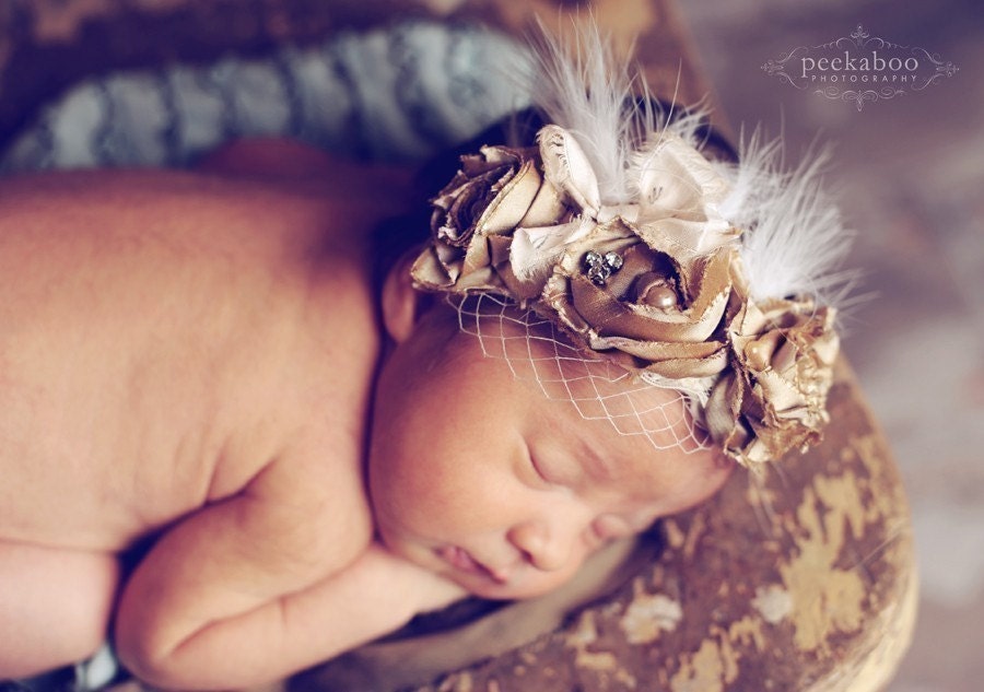 Lyla Rose Vintage Luxe Headband Tutorial Pdf How To Ebook Epattern flower Embellishment Netting Veil Birdcage French Shabby Chic Pattern