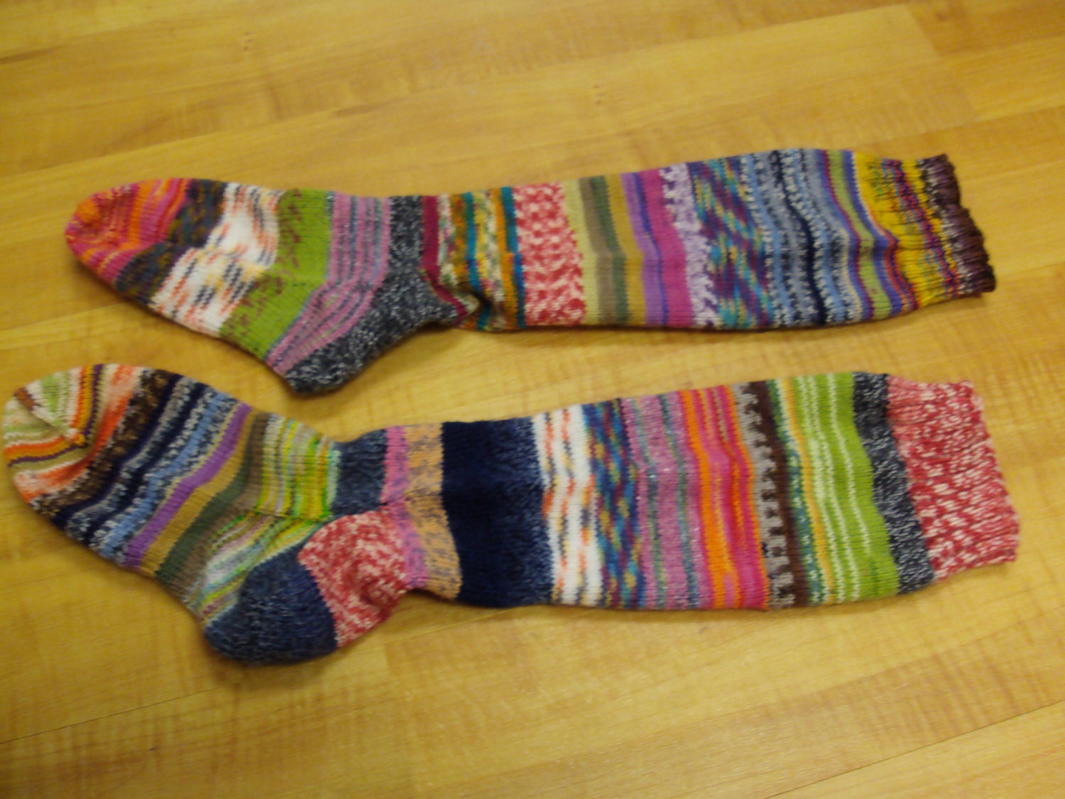 Small Size Super Tall Stripey Socks