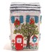 Soap Box House, Miniature, Hand Embroidered
