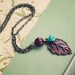 Autumn Leaf Pendant Necklace