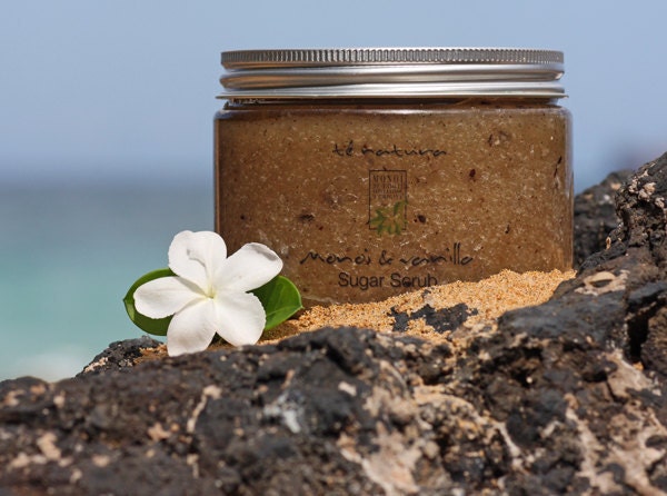 Monoi Sugar Scrub (8oz) - 100% Natural