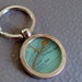 Map Key Chain Ring Ocracoke Cape Hatteras North Carolina Vintage Atlas