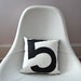 Recycled Sail Throw Pillow - Black number 5